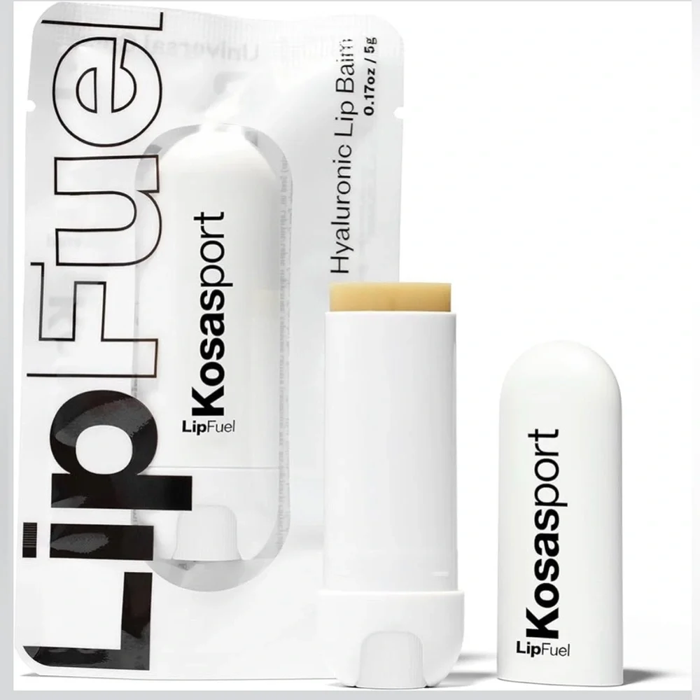 2X Kosas LipFuel Hyaluronic Lip Balm Baseline Clear Active skincare Lips 0.17 oz